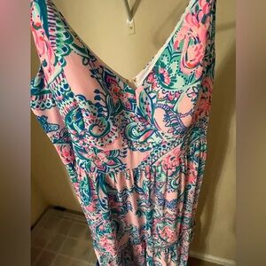 Lilly Pulitzer maxi dress. EUC. Size 14.